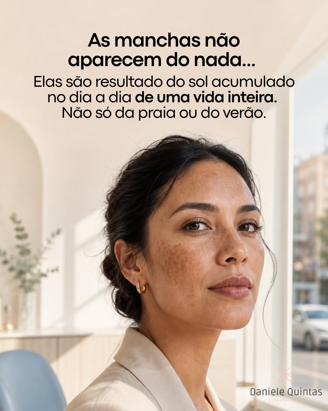 As manchas não aparecem do nada